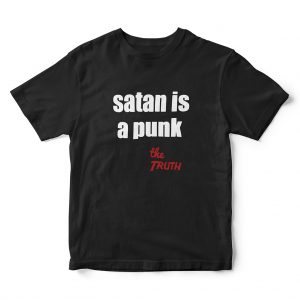 satan punk black t shirt